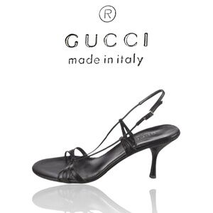 Gucci Slingback Heel Sandals